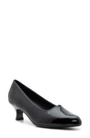 Ara Kit Kitten Heel Pump in Patent Black at Nordstrom, Size 10.5