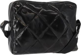 Chanel Pre-owned Coated Canvas Cross Body Tas - Dames - Vintage Schoudertas - Zwart - ONE Size - Vintage