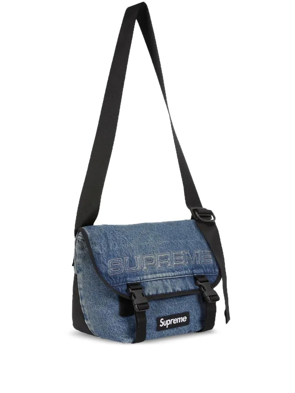 SUPREME Denim Shoulder Bag Washed Indigo FW25B4-WASHED-INDIGO from