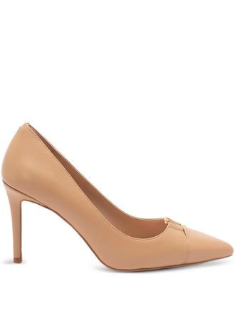 Twin-Set pointed buckle pumps - Neutrals