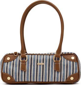 Hammitt Hammitt Meredith Cabana Blue Brushed Gold Sml