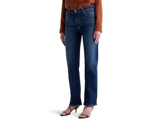 AG - Adriano Goldschmied Brinley Mid-Rise Straight in Poetic Womens Jeans Poetic : 24 29, Cotton/Denim/Elastane