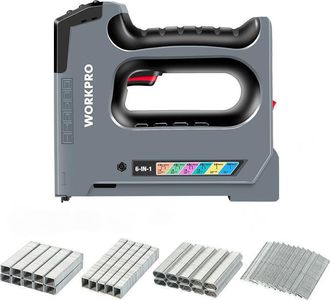 OEM Grapadora Multifuncional Inal&aacute;mbrica 5 En 1 De 3,6 V Con 4000 Grapas, Compatible Con Grapas Tipo 140, 53, 8, 9, T20, Grapadora El&eacute;ctrica De Pared Para