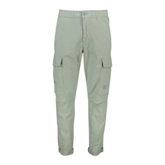 Butcher of Blue Broeken, Heren, Groen, XL, Katoen, Cargo Broek Groen Slim Fit