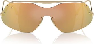 Ferrari Gold Mirror Blue Rectangular Unisex Sunglasses FH1007 106/2 138