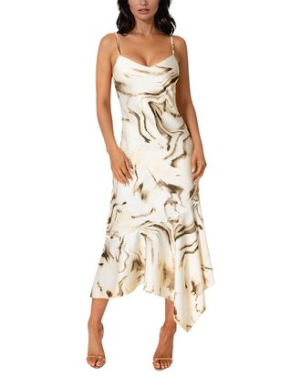 Bebe Satin Midi Dress