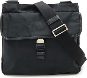 Prada Pre-owned Cross Body Bags, female, Black, Size: ONE SIZE Pre-owned Nylon prada-bags