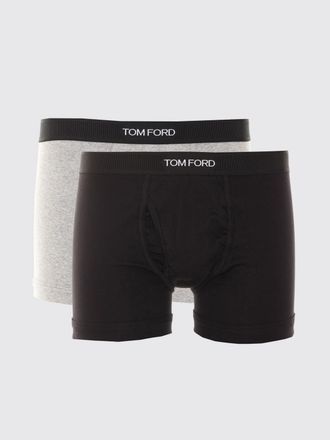 Tom Ford Set di due boxer in cotone stretch con fascia logata