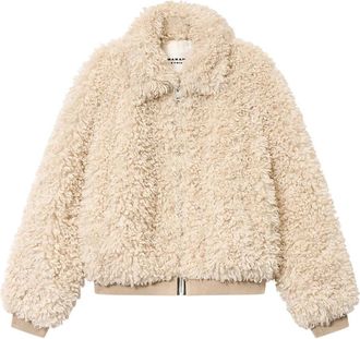 Isabel Marant Tayma geribbeld jack - Beige