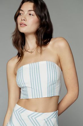 Maeve 100% Cotton Stripe Tube Top