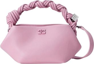 Ganni Mini Bou Bag - Dames - Tassen - Roze - Maat: ONE Size Poliester