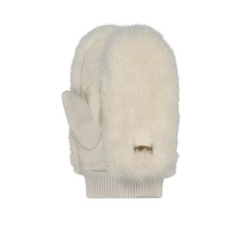 Barts Bontwanten - Dames - Accessoires - Beige - Maat: ONE Size Su&egrave;de