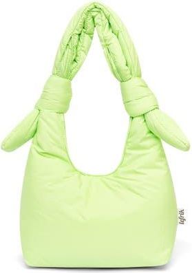Lefrik Biwa Puffy Mini Bag in Lime at Nordstrom