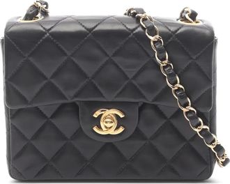 Chanel Borsa a spalla Classic Flap mini 2002-2003 - Nero