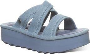 Bearpaw Altitude Platform Slide Sandal in Denim Blue at Nordstrom Rack, Size 11