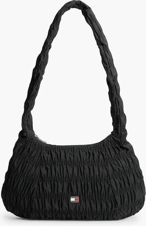 Tommy Hilfiger Womens Tommy Jeans Ruched Crossbody Bag - Black
