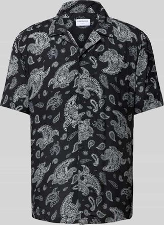 Lindbergh Lindbergh Relaxed Fit Freizeithemd mit Reverskragen in Black, Gr&ouml;&szlig;e L