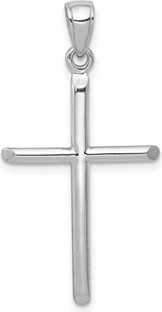 Diamond2Deal 14k Gold Polished Cross Pendant