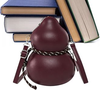 Generic Womens Vintage Calabash Shoulder Bag, Retro Style Design, 14x21x14cm, School Bag Stylish, Daily Use Purse, Spacious And Organized, For School, Gym, Tr