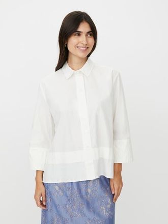Masai MaIanela 3/4 Sleeve Shirt in Jet Stream at Nordstrom, Size Medium
