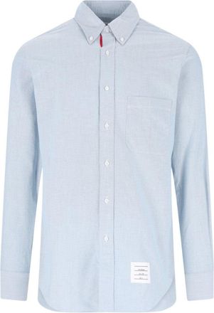 Thom Browne Logo Shirt - Light Blue