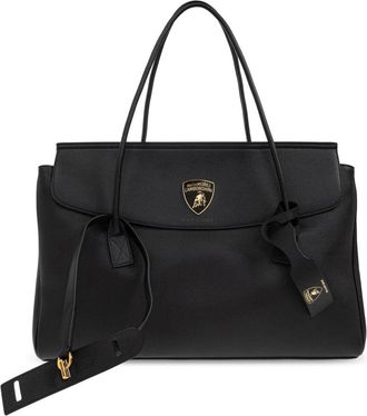Balenciaga Automobili Lamborghini - Dames - Schoudertassen - Zwart - ONE Size - Leer - Tassen