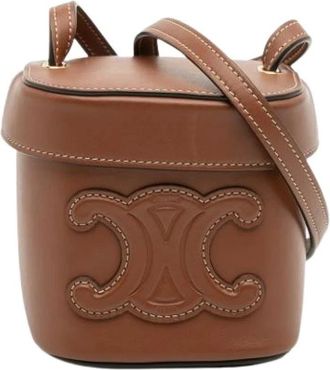 Celine Pre-owned Mini Bags, female, Brown, Size: ONE SIZE Pre-owned Vintage Mini Crossbody