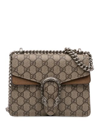 Gucci 2016-2025 Small GG Supreme Dionysus crossbody bag - Brown