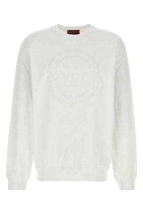 Gucci White Cotton Sweatshirt