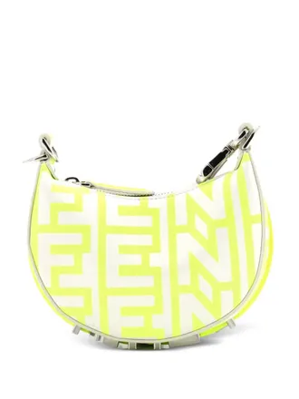 Fendi x Marc Jacobs Fendigraphy Bag Printed Leather Nano clutch bag - Green