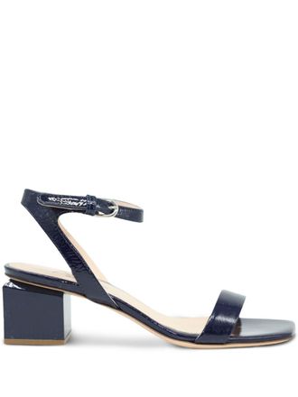 AGL Angie 60mm patent-leather sandals - Blue