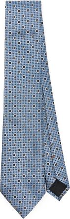 Ermenegildo Zegna Cravatta testurizzata - Blu