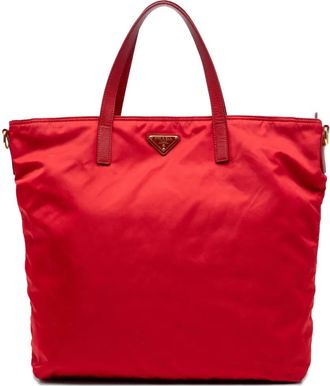 Prada 2013-2025 Tessuto satchel - Rood