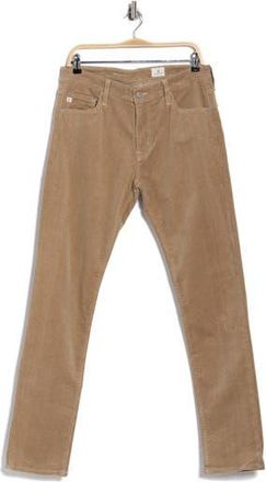 AG - Adriano Goldschmied Tellis Slim Fit Corduroy Pants in Desert Stone at Nordstrom Rack, Size 33 X 34