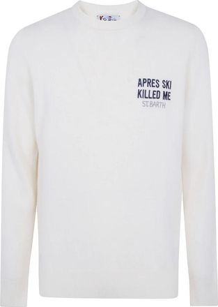 MC2 Saint Barth Jersey Heron con cuello redondo - Knitwear - Hombre - Blanco - XL