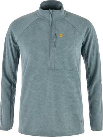 Fj&auml;llr&auml;ven Bergtagen Midlayer Half Zip Merinoshirt f&uuml;r Damen | blau