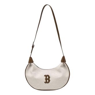 MLB Canvas Shoulder Bag Boston 3ABQB016N-43BRS