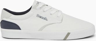 Bench Mens Briscoe Canvas Low Top Sneakers - White - Size: 10 45