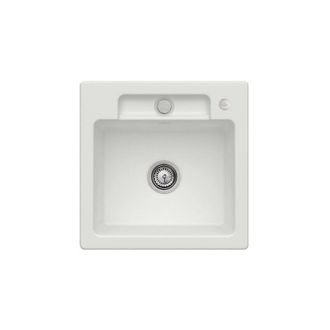 Villeroy & Boch Villeroy&boch - Villeroy Et Boch Siluet 50 S Steam Ceramicplus Fregadero De 1 Seno Con Vaciador Autom&aacute;tico