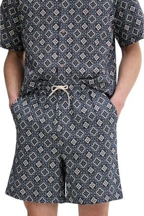 Les Deux Harry Shorts - Heren - Korte Broeken - Blauw - M - Katoen - Korte Broeken