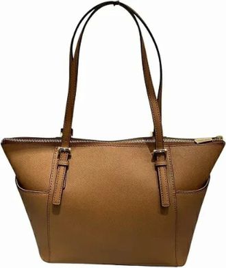 Michael Kors Pre-owned Tote Bags, female, Brown, Size: ONE SIZE Pre-owned Leather Shoulder Bag