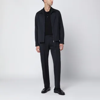 Santaniello Blauer Santaniello-Anzug aus Wollmischung