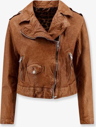 DFour Giubbino in Pelle Natural Washed - DFOUR - gender_Woman