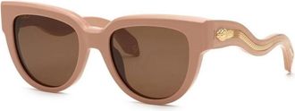 Roberto Cavalli Authentieke Bril met Topkwaliteit - unisex - Zonnebrillen - Roze - 53 MM - Accessoires