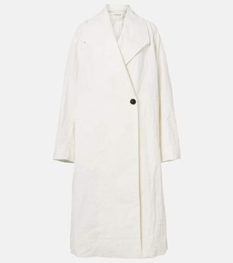 R&oacute;he Oversized cotton and linen coat