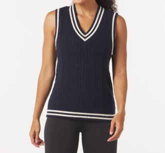 Glyder Hanalei Vest In Navy / White Stripe