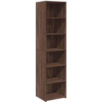 vidaXL Highboard Brown Oak 45x41x185 cm Engineered Wood Vidaxl