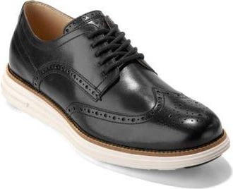 Cole Haan ØriginalGrand Remastered Shortwing Derby in Black/Ivory at Nordstrom Rack, Size 9.5