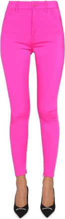 Balenciaga Pink Tapered Flat Front Pants