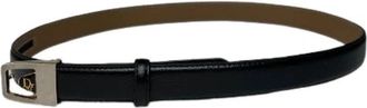 Dior Pre-owned Riem met slangenprint van leer - Dames - Vintage Accessoires - Zwart - ONE Size - Leer - Vintage